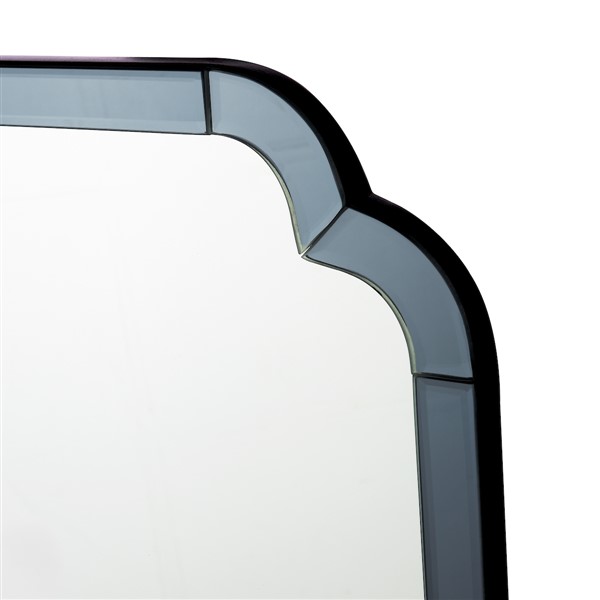 (image for) Laura Ashley Martham Mirror Smoked Blue 65 X 65cm